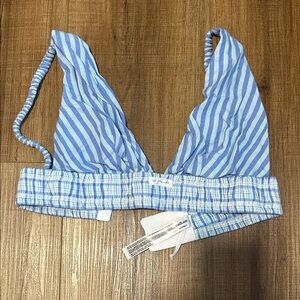 Urban Outfitters Blue Striped Bralette